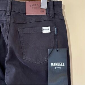Barbell| Apparel NEW Women’s Black Slim Leg Athletic Chino Pant w/Stretch Sz 25‎